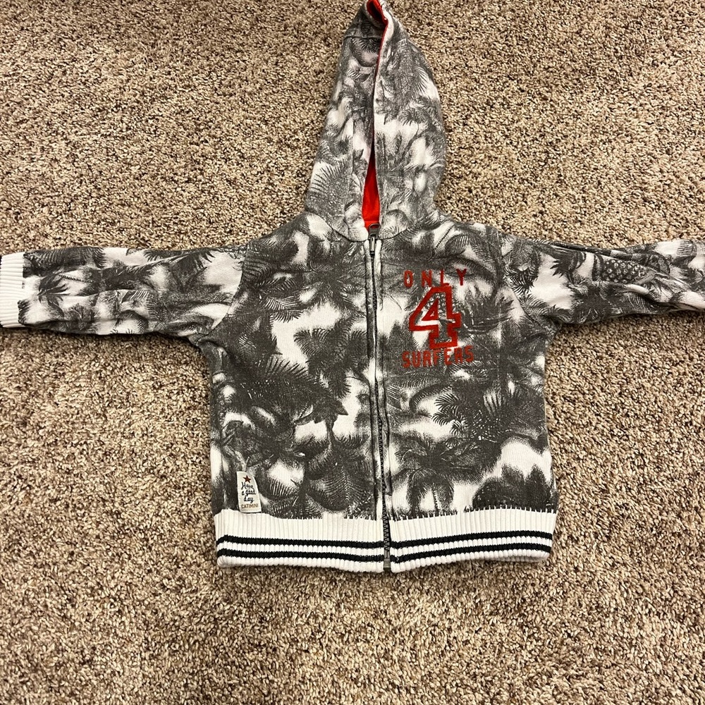 Catimini reversible zip hoodie size 12 months like new condition